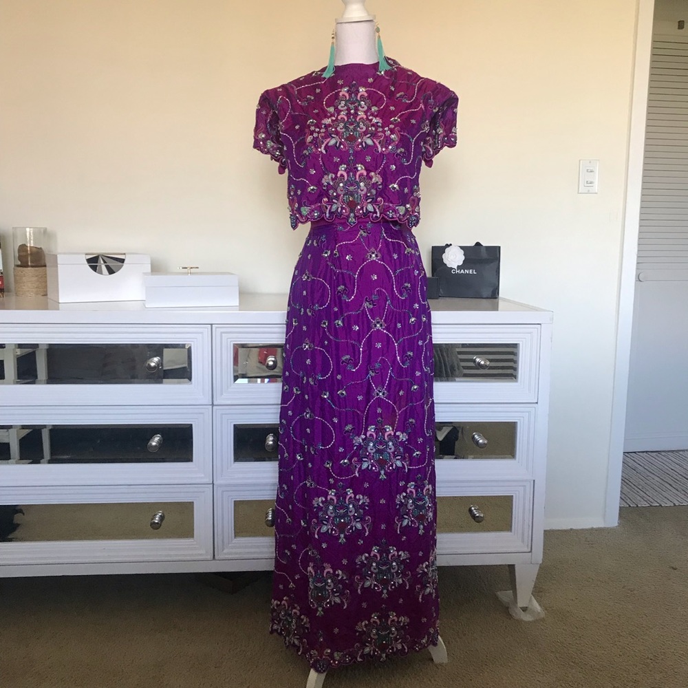 Gorgeous beaded formal Indian / Pakistan dress